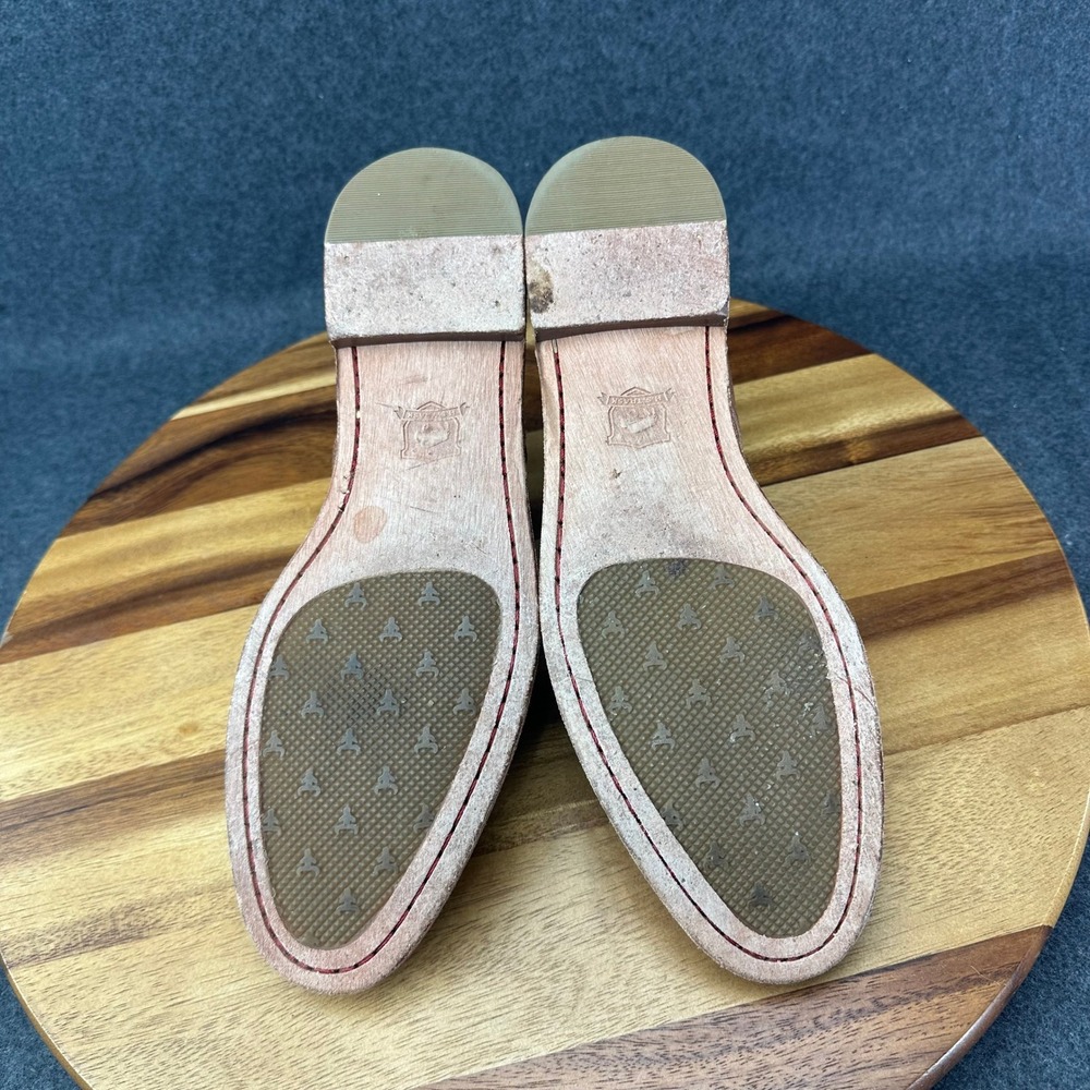 Trask Ali Camel Italian Washed eather Slip On Loafer Flat Shoes 11M 36 0462 - Picture 9 of 11